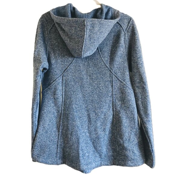 Eddie Bauer Radiator Fleece 2.0 Hooded Full Zip Jacket Women Size S Blue Soft - Picture 2 of 16